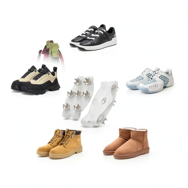 Ice Grip Shoe Covers Generic FHXT-24-2 White Translucent Unisex-1
