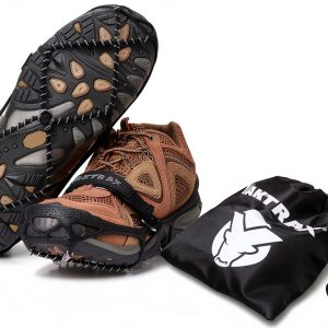Yaktrax Pro Plus Traction Device for Hiking Coil Grip Black Medium-0