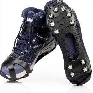 Ice Cleats Lechin Spike Stainless Steel Black Medium LSR032-0