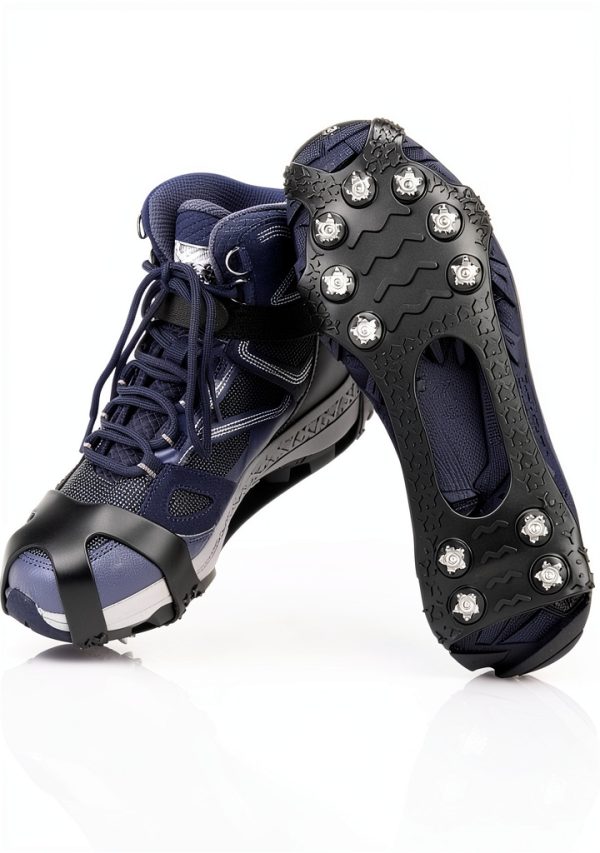 Ice Cleats Lechin Spike Stainless Steel Black Medium LSR032-0