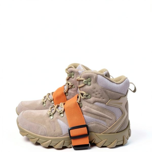 Ice Cleats AGOOL Snow Grip Shoe Spikes Orange Large 2 pcs-5
