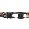 SYOURSELF Ice Cleats for Shoes Black Medium – 28 Spike Anti‑Slip Grip-2