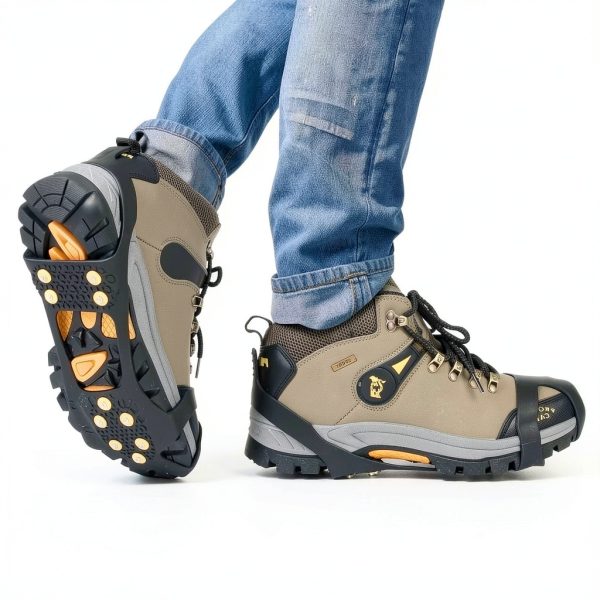 EONPOW Ice Snow Grip Cleats – Non‑Slip Steel Studs, TPE, Sizes S‑XL-5