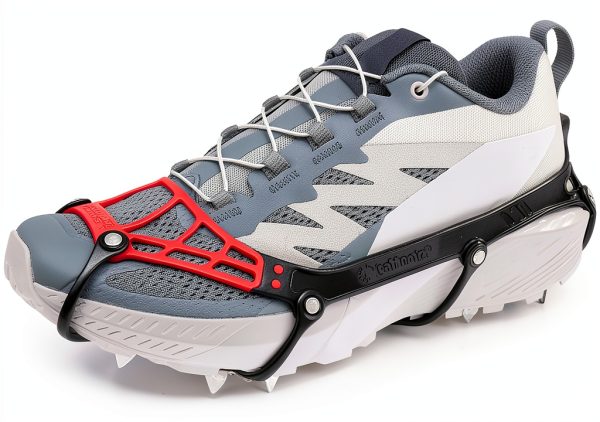 Kahtoola Microspikes Ghost Ice Grip LAVA Size Large for Winter Hiking-0