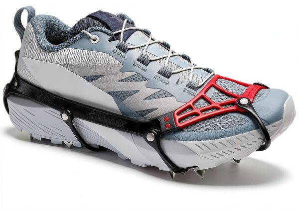 Kahtoola Microspikes Ghost Ice Grip LAVA Size Large for Winter Hiking-2