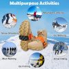 Ice Cleats AGOOL Snow Grip Shoe Spikes Orange Large 2 pcs-6
