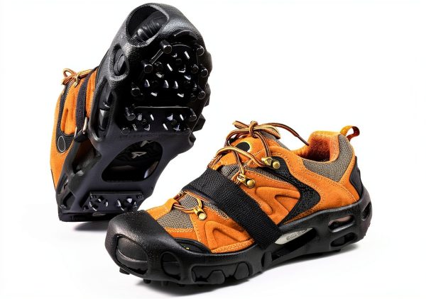 SYOURSELF Ice Cleats Crampons Black Medium Large X-Large 28 Spike-0