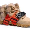 Ice Cleats AGOOL Snow Grip Shoe Spikes Orange Large 2 pcs-2