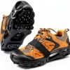 SYOURSELF Ice Cleats for Shoes Black Medium – 28 Spike Anti‑Slip Grip-0