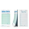5 Pack Guest Check Books, Server Note Pads for Restaurant, Green Waiter Checkbook, Waitress Notepad, Food Receipt Book, Restaurant Order Pad 50 Sheets/Pack, 250 Total Tickets-1