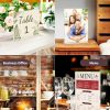 NIUBEE Acrylic Sign Holder 8.5x11 Horizontal 3‑Pack Double Sided Frame-4