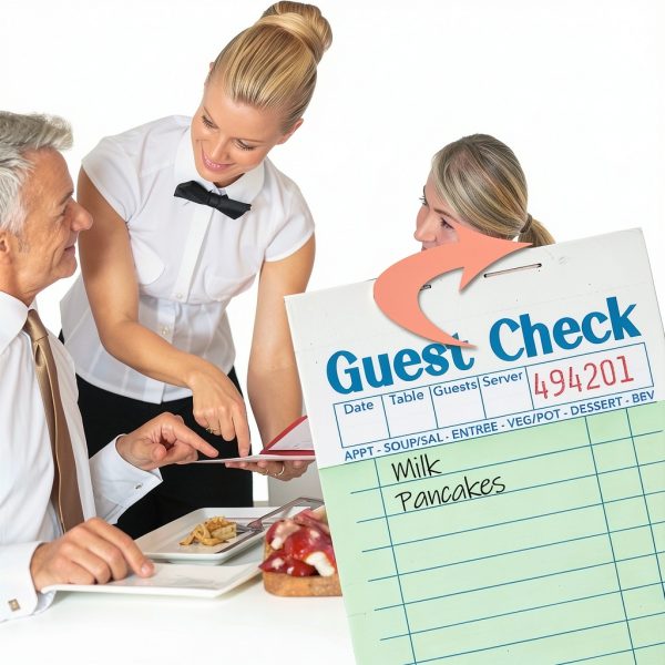 Guest Checks Budgenix Green 6 Pack 300 Sheet Notepad 6.7x3.5 Inch-3