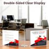 NIUBEE Acrylic Sign Holder 8.5x11 Horizontal 3‑Pack Double Sided Frame-3
