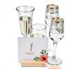 6 Pcs Wood Place Card Holders, Wooden Table Number Stands, Wooden Picture Holders Stands for Acrylic Signs, Wedding/Ceremony/Home/Party/Decoration Holders-2