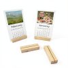 6 Pcs Wood Place Card Holders, Wooden Table Number Stands, Wooden Picture Holders Stands for Acrylic Signs, Wedding/Ceremony/Home/Party/Decoration Holders-3